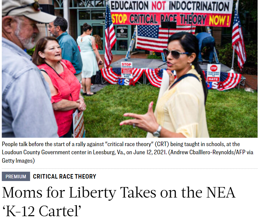 AFFT in The Epoch Times: Moms for Liberty Takes on the NEA ‘K-12 Cartel’