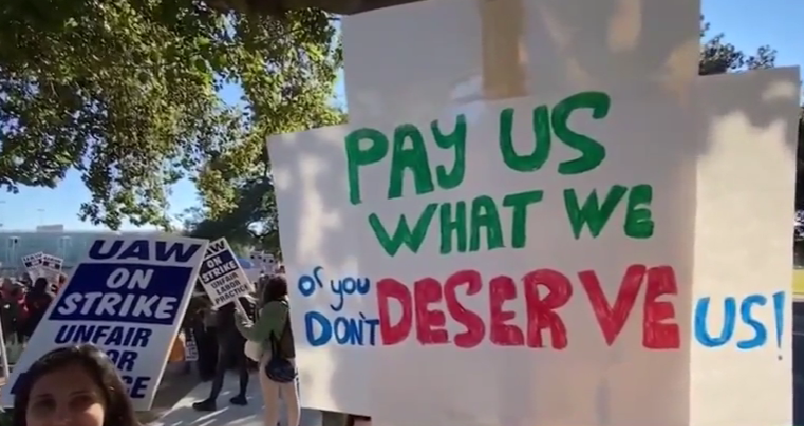 University of California will force striking workers to repay wages